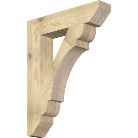 Ekena Millwork Olympic Slat Rough Sawn Bracket, Douglas Fir, 6"W x 30"D x 38"H BKT06X30X38OLY06RDF